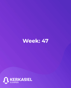 Schuilen in Open Hof – week 47 