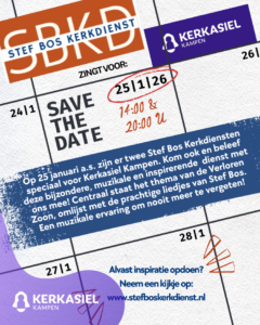 Stef Bos Kerkdienst in Open Hof