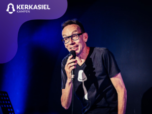 Dolf Jansen bij het Kerkasiel